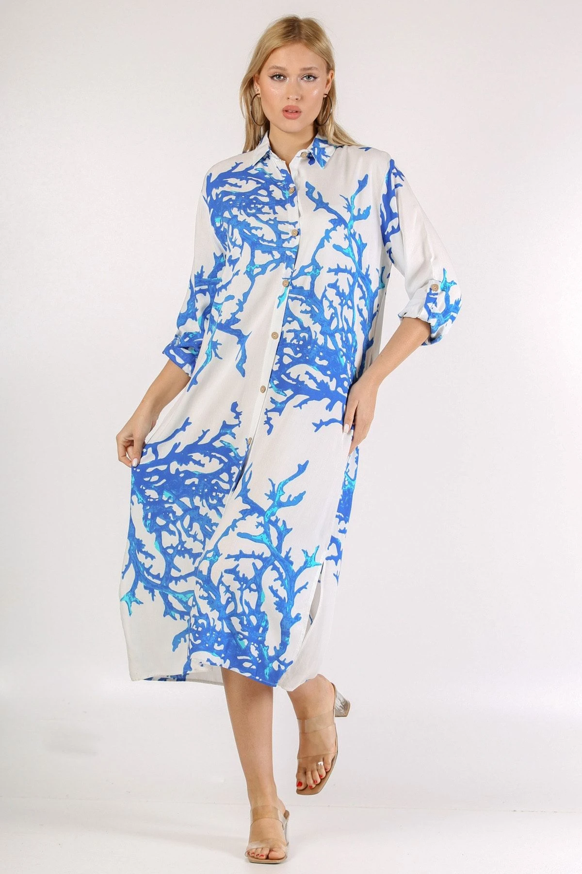 Chiccy Kleid - Weiß - A-Linie Damen Kleider 682215627