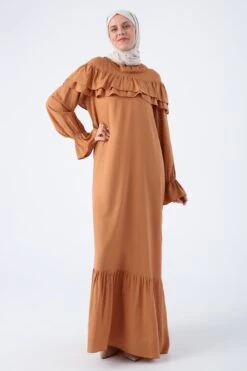 ALLDAY Kleid - Braun - A-Linie Damen Kleider 679645337