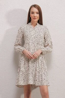 Bigdart Kleid - Beige - A-Linie Damen Kleider 650608402