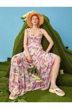 Koton Kleid - Mehrfarbig - A-Linie Damen Kleider 475159122