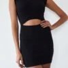 XHAN Kleid - Schwarz - Bodycon Damen Kleider 78010060 2 XHAN Kleid - Schwarz - Bodycon Damen Kleider 78010060 -KleidTraum Verkäufe 1 org zoom 130