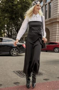 TRENDYOL MODEST Kleid - Schwarz - A-Linie Damen Kleider 730894784