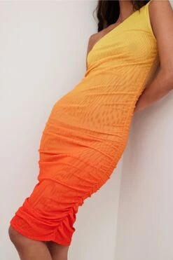 NA-KD Kleid - Mehrfarbig - Asymmetrisch Damen Kleider 751151803