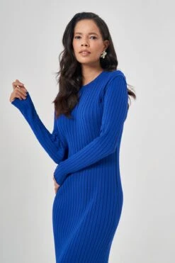 Mizalle Kleid - Blau - A-Linie Damen Kleider 740895185