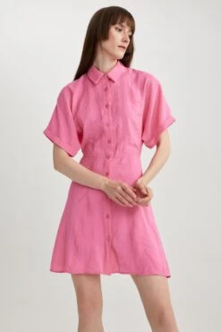 Defacto Kleid - Rosa - A-Linie Damen Kleider 692054331