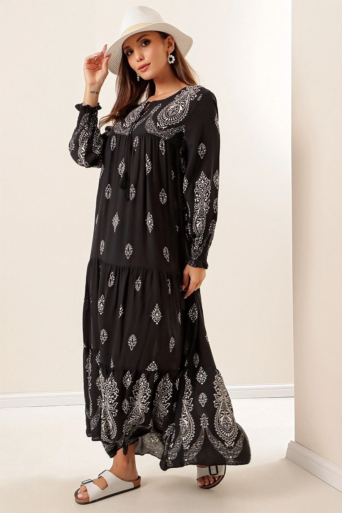 By Saygı Kleid - Schwarz - A-Linie Damen Kleider 318834895 3 By Saygı Kleid - Schwarz - A-Linie Damen Kleider 318834895