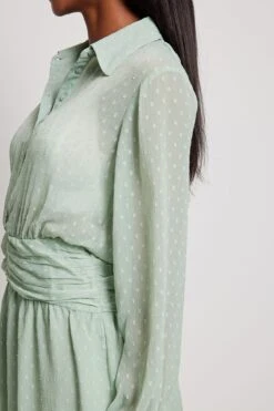 NA-KD Kleid - Grün - Basic Damen Kleider 371292997