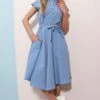 Trend Alaçatı Stili Kleid - Blau - Blusenkleid Damen Kleider 273778055 -KleidTraum Verkäufe 2 org zoom 13