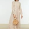 TRENDYOL MODEST Kleid - Beige - Skater 1 TRENDYOL MODEST Kleid - Beige - Skater -KleidTraum Verkäufe 2 org zoom 136