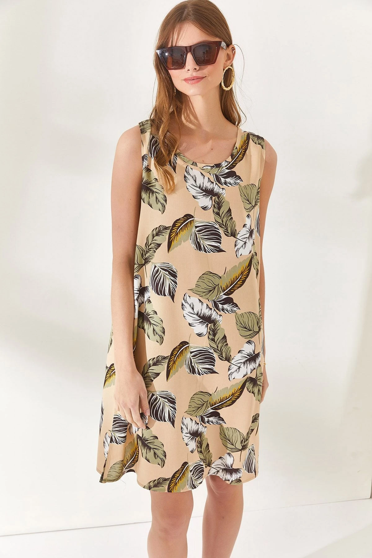 Olalook Kleid - Beige - A-Linie Damen Kleider 696124293 3 Olalook Kleid - Beige - A-Linie Damen Kleider 696124293