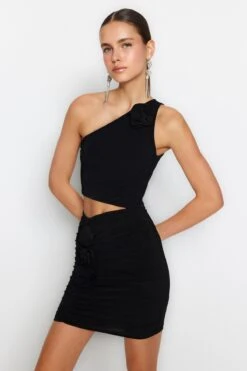 Trendyol Collection Kleid - Schwarz - Bodycon Damen Kleider 443812781