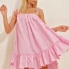 Trend Alaçatı Stili Kleid - Rosa - A-Linie Damen Kleider 745783034 -KleidTraum Verkäufe 2 org zoom 200