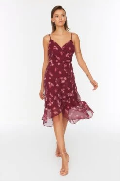 Trendyol Collection Kleid - Lila - Skater Damen Kleider 90648312