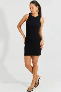 Cool & Sexy Kleid - Schwarz - A-Linie Damen Kleider 734467717