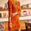 Olalook Kleid - Orange - Strickkleid Damen Kleider 225988111 -KleidTraum Verkäufe 2 org zoom 238