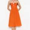 Trendyol Collection Kleid - Orange - A-Linie Damen Kleider 382143377
