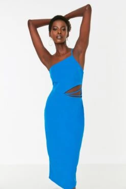 Trendyol Collection Kleid - Dunkelblau - Bodycon Damen Kleider 216288249
