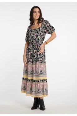 USHA Kleid - Mehrfarbig - Basic Damen Kleider 679329760 -KleidTraum Verkäufe 2 org zoom 34