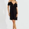 Cool & Sexy Kleid - Schwarz - A-Linie Damen Kleider 734467730