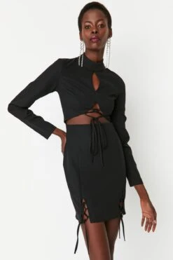 Trendyol Collection Kleid - Schwarz - Bodycon Damen Kleider 308437488 6 Trendyol Collection Kleid - Schwarz - Bodycon Damen Kleider 308437488 -KleidTraum Verkäufe 3 org zoom 122
