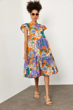 XHAN Kleid - Mehrfarbig - A-Linie Damen Kleider 127387649 7 XHAN Kleid - Mehrfarbig - A-Linie Damen Kleider 127387649 -KleidTraum Verkäufe 3 org zoom 123