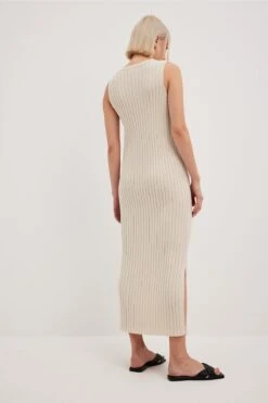 NA-KD Kleid - Beige - Basic Damen Kleider 694731230 -KleidTraum Verkäufe 3 org zoom 14