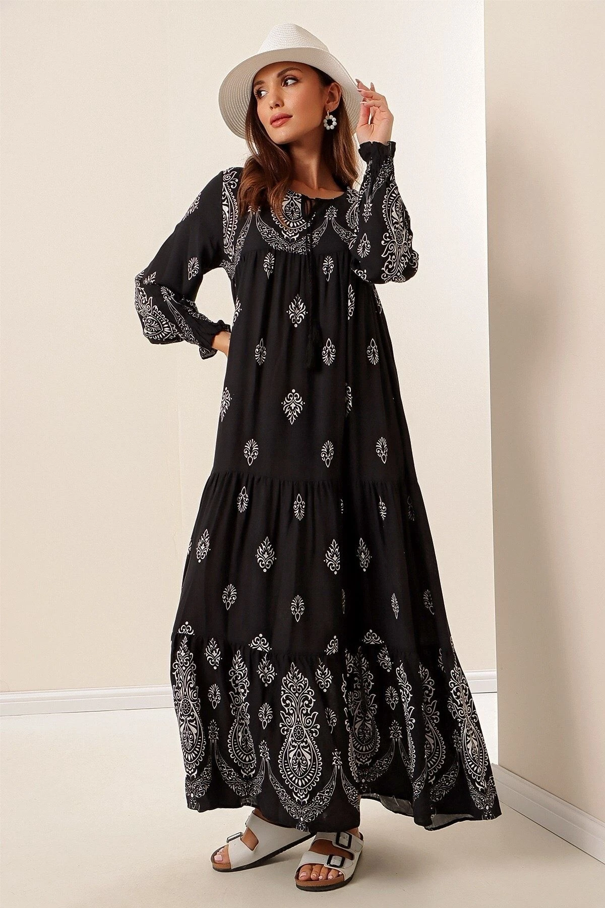 By Saygı Kleid - Schwarz - A-Linie Damen Kleider 318834895 5 By Saygı Kleid - Schwarz - A-Linie Damen Kleider 318834895 – Bild 3