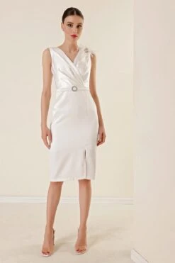 By Saygı Kleid - Ecru - A-Linie Damen Kleider 687869958 -KleidTraum Verkäufe 3 org zoom