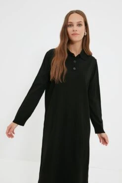 TRENDYOL MODEST Kleid - Schwarz - Shift Damen Modest Fashion Kleider 144341612 -KleidTraum Verkäufe 3 org zoom 251
