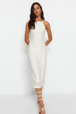 Trendyol Collection Kleid - Beige - Bodycon Damen Kleider 468447778 -KleidTraum Verkäufe 3 org zoom 46