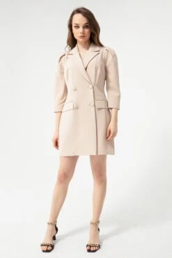 Lafaba Kleid - Beige - Blazerkleid Damen Kleider 640290539 -KleidTraum Verkäufe 3 org zoom 53