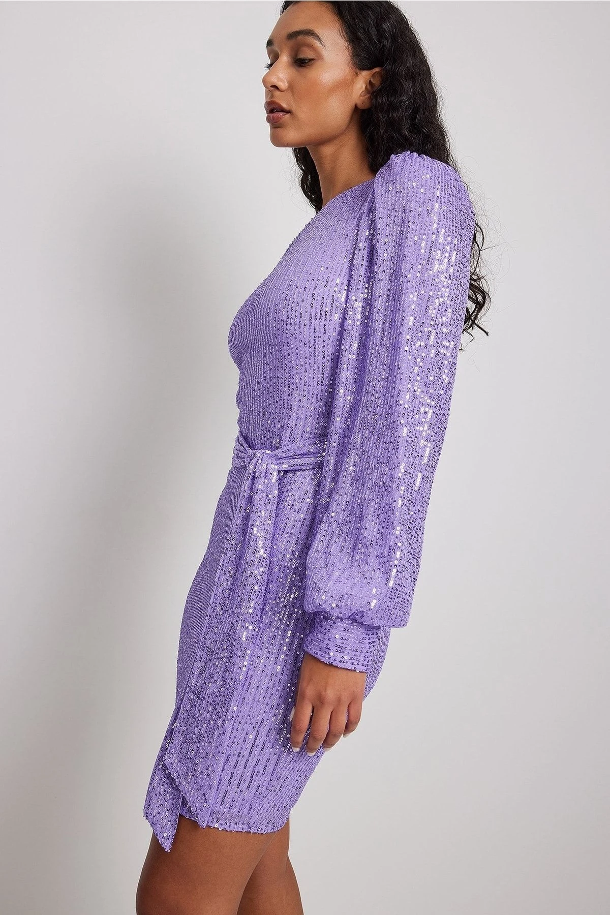 NA-KD Kleid - Lila - Bodycon Damen Kleider 695900748 5 NA-KD Kleid - Lila - Bodycon Damen Kleider 695900748 – Bild 3