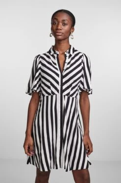 Y.A.S. Kleid - Schwarz - Blusenkleid