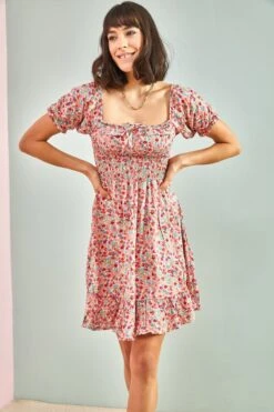 Bianco Lucci Kleid - Rosa - A-Linie Damen Kleider 261683330 -KleidTraum Verkäufe 3 org zoom 80