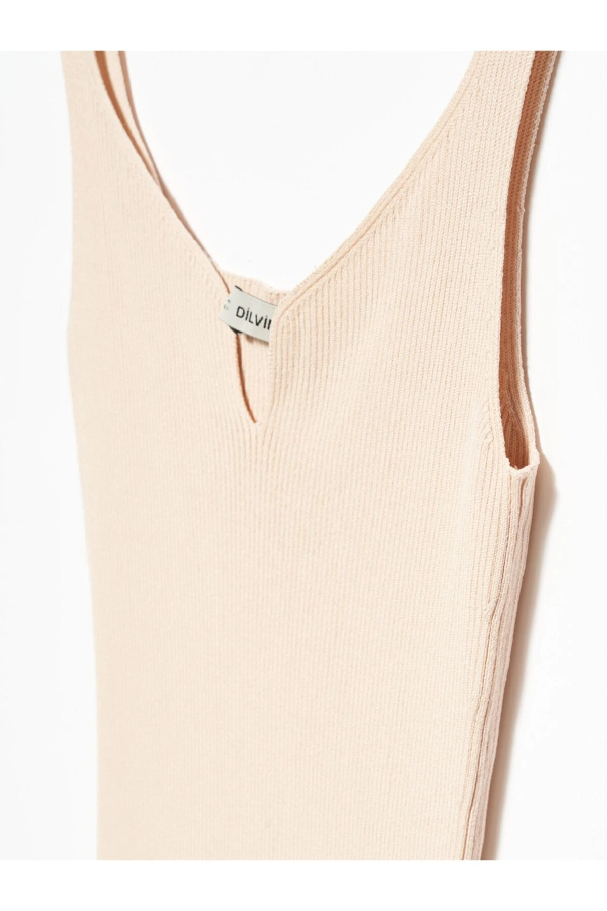 Dilvin Kleid - Beige - Bodycon 5 Dilvin Kleid - Beige - Bodycon – Bild 3