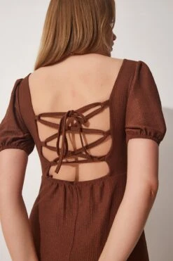 Happiness İstanbul Kleid - Braun - Wickelschnitt Damen Kleider 727835756 7 Happiness İstanbul Kleid - Braun - Wickelschnitt Damen Kleider 727835756 -KleidTraum Verkäufe 4 org zoom 100