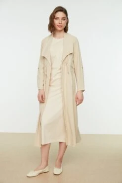 TRENDYOL MODEST Kleid - Beige - Basic Damen Modest Fashion Kleider 118042001 -KleidTraum Verkäufe 4 org zoom 121