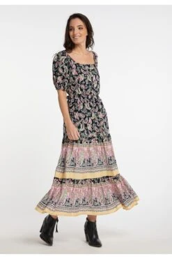 USHA Kleid - Mehrfarbig - Basic Damen Kleider 679329760