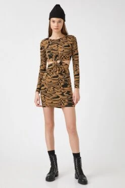 Koton Kleid - Braun - Bodycon Damen Kleider 219165583 7 Koton Kleid - Braun - Bodycon Damen Kleider 219165583 -KleidTraum Verkäufe 4 org zoom 18