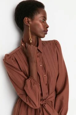 TRENDYOL MODEST Kleid - Braun - Basic Damen Kleider 303222697 -KleidTraum Verkäufe 4 org zoom 22