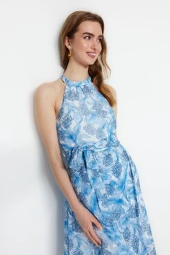 Trendyol Collection Kleid - Blau - A-Linie Damen Kleider 388550821 -KleidTraum Verkäufe 4 org zoom 38