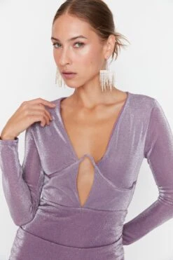 Trendyol Collection Kleid - Lila - Bodycon Damen Kleider 308447169 -KleidTraum Verkäufe 4 org zoom 45