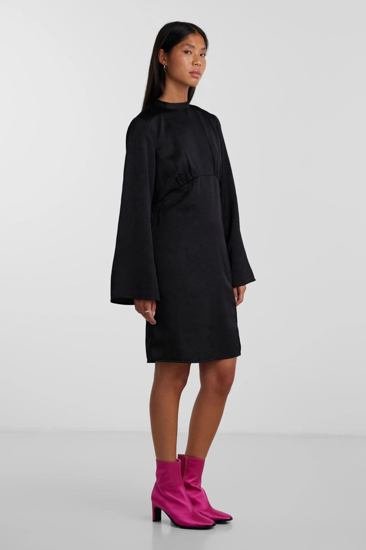 Pieces Kleid - Schwarz - A-Linie Damen Kleider 756408623 5 Pieces Kleid - Schwarz - A-Linie Damen Kleider 756408623 – Bild 3