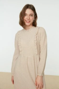 TRENDYOL MODEST Kleid - Beige - Skater 7 TRENDYOL MODEST Kleid - Beige - Skater -KleidTraum Verkäufe 4 org zoom 59