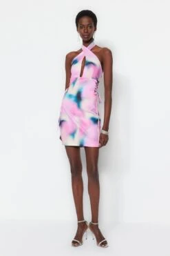 Trendyol Collection Kleid - Mehrfarbig - Bodycon Damen Kleider 381001075 -KleidTraum Verkäufe 4 org zoom 60