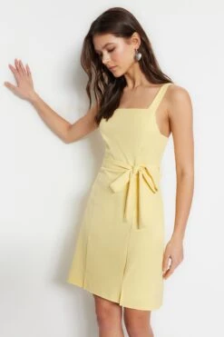 Trendyol Collection Kleid - Gelb - Bodycon Damen Kleider 364506065 -KleidTraum Verkäufe 4 org zoom 80