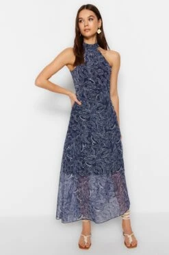 Trendyol Collection Kleid - Dunkelblau - Asymmetrisch Damen Kleider 641027340 -KleidTraum Verkäufe 4 org zoom 99