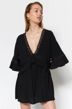 Trendyol Collection Kleid - Schwarz - Basic Damen Kleider 369616216 -KleidTraum Verkäufe 7 org zoom